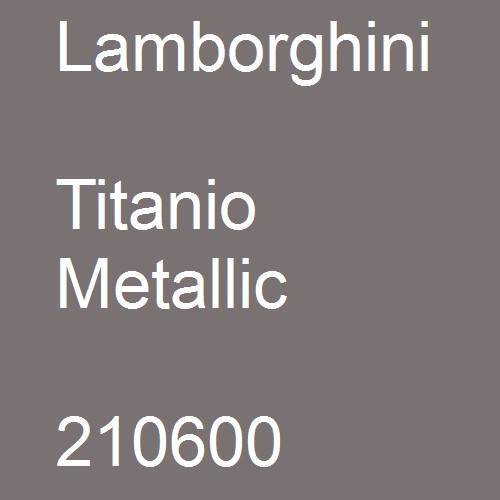 Lamborghini, Titanio Metallic, 210600.